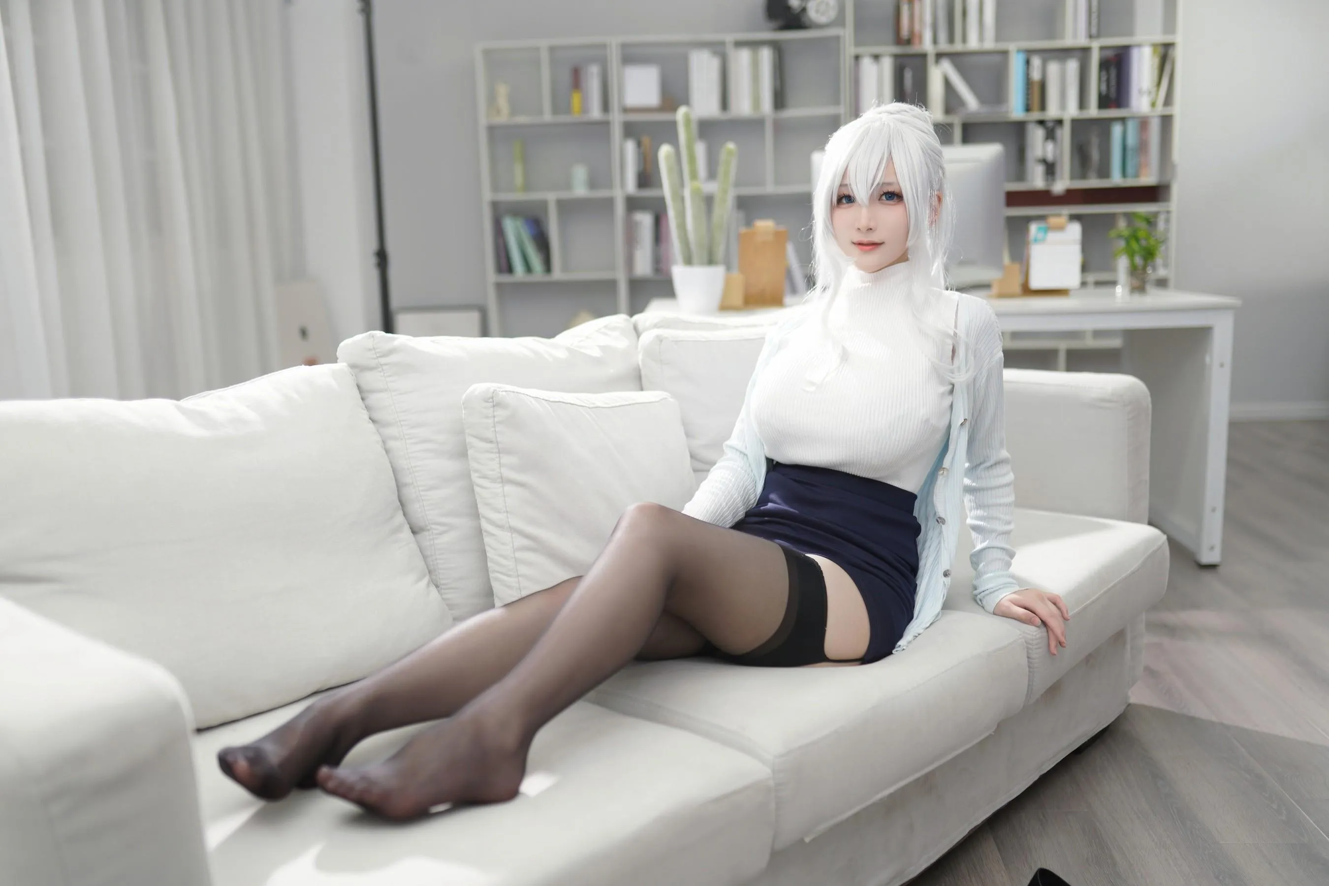 幼愛youmeko – NO.06 未亡人雪女cos [71P]插图8